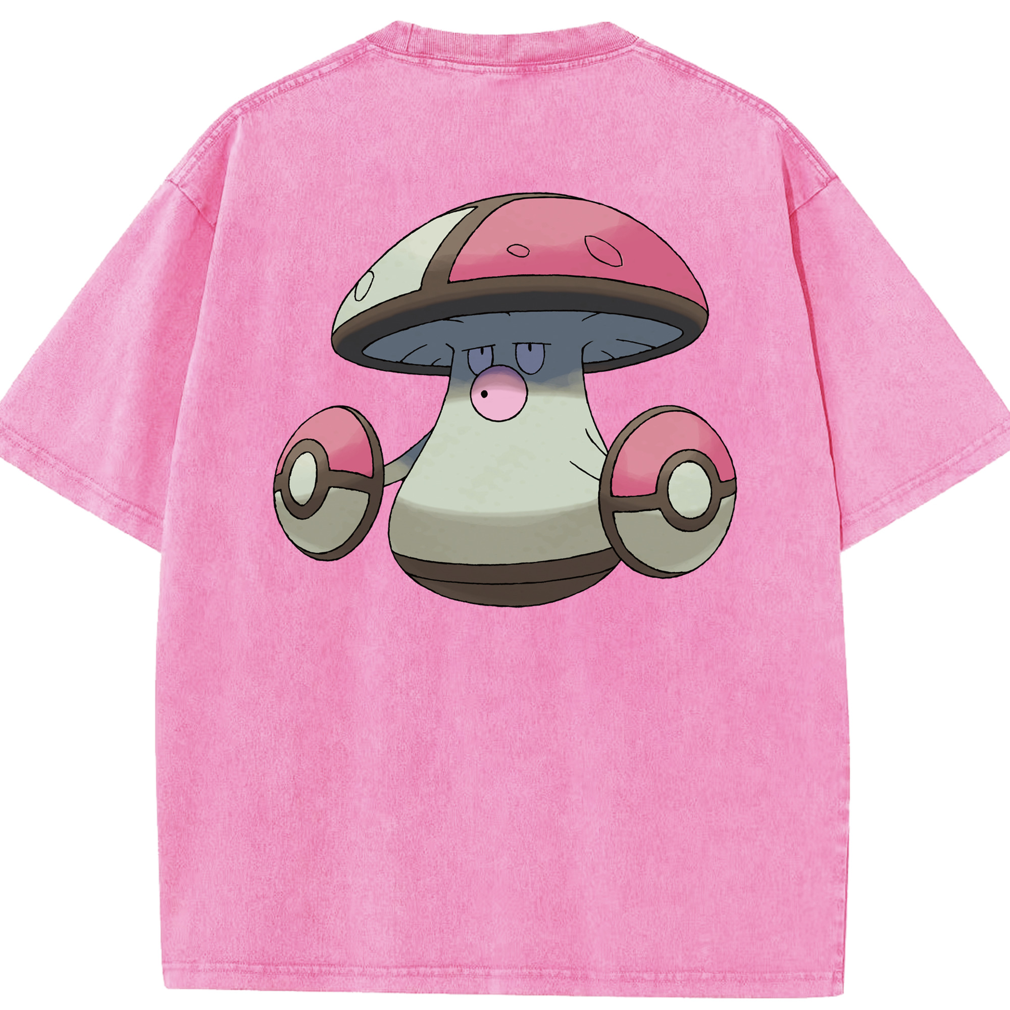 （画像用） ポケットモンスター Pokémon 綿100% ヴィンテージ風 半袖Tシャツ（背面プリント）